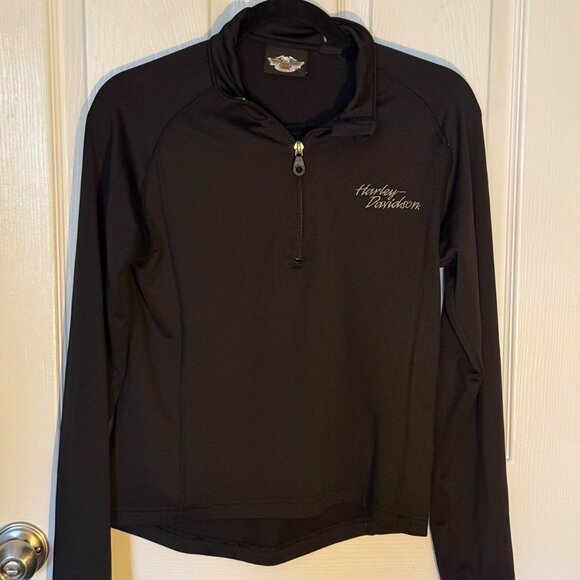 Harley Davidson quarter zip pullover layering gear - Picture 1 of 5